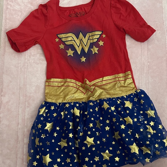 Kids Superhero Costume - Red, Gold, and Blue - Picture 1 of 1